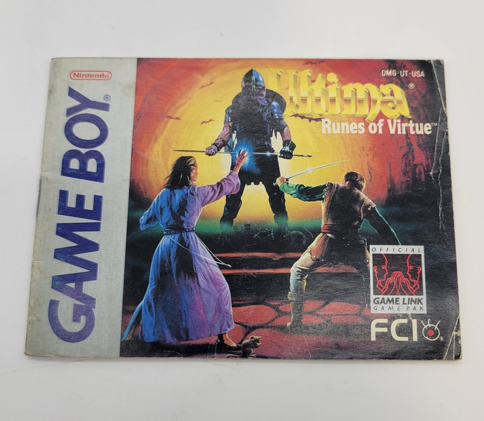 Ultima: Runes of Virtue (Nintendo Game Boy, 1992) MANUAL ONLY