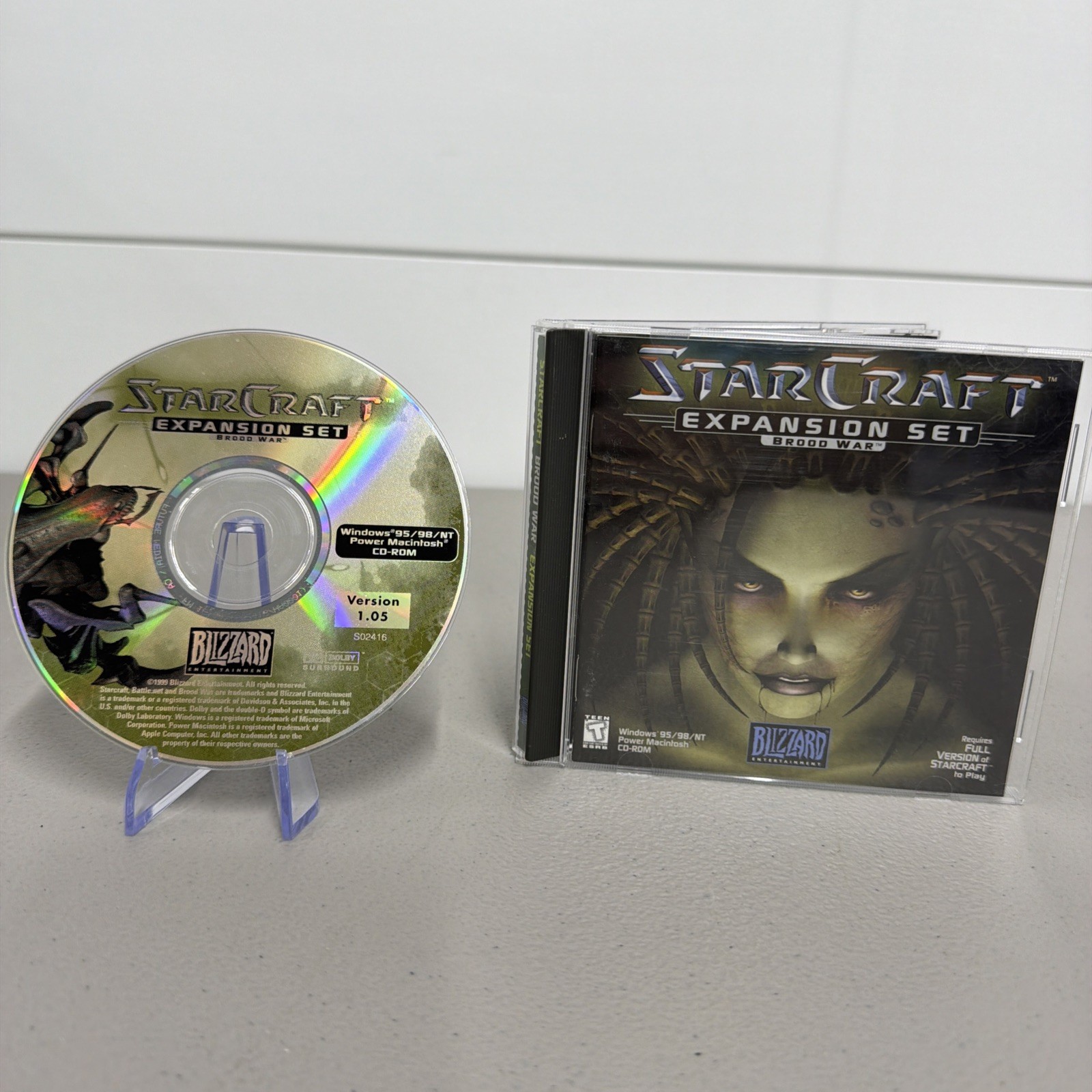 StarCraft Brood War Expansion Pack – Windows/Mac PC CD-ROM