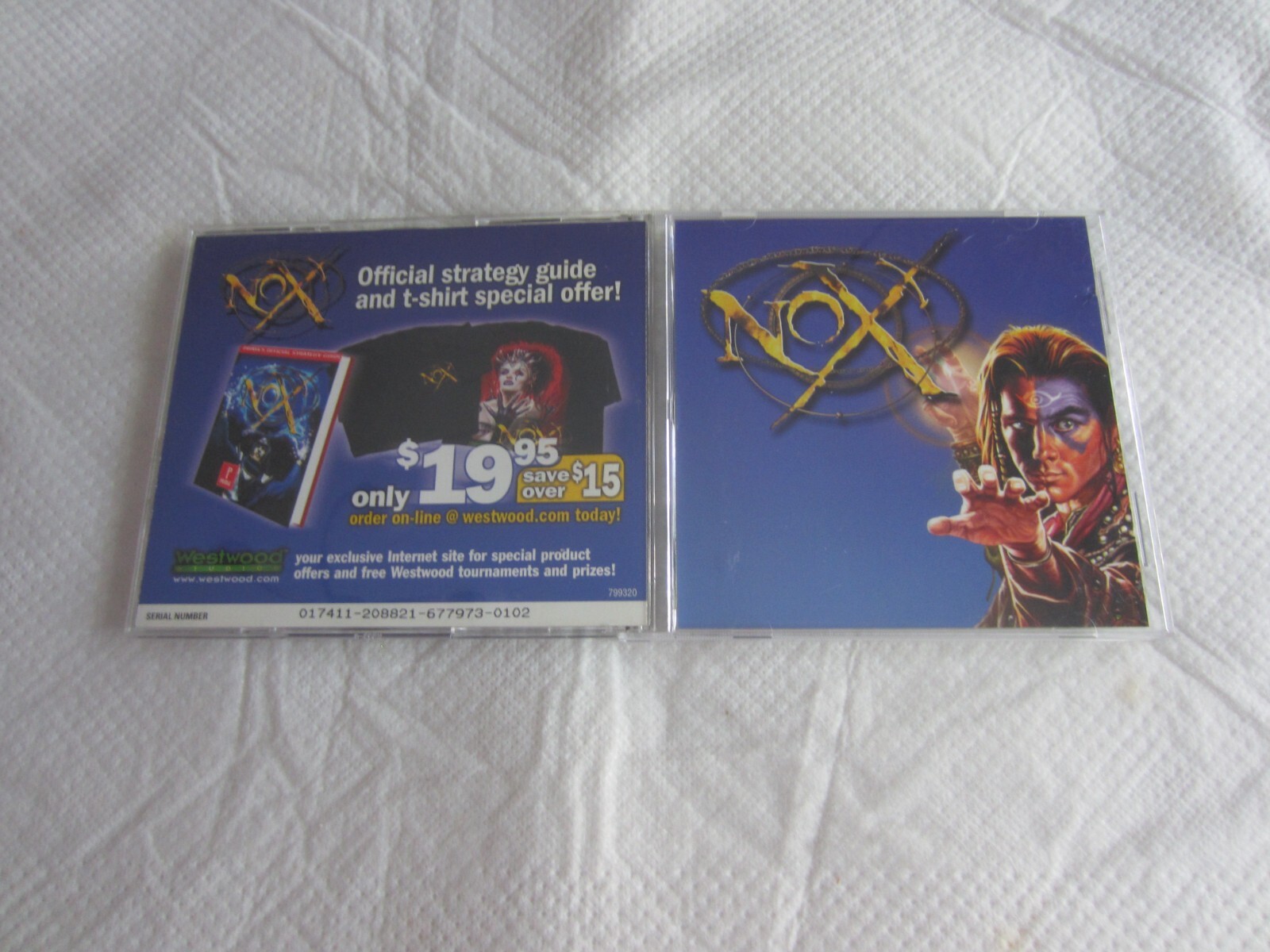 Nox (Sony PlayStation 1, 2-Disc Set, Jewel Case, 2000)