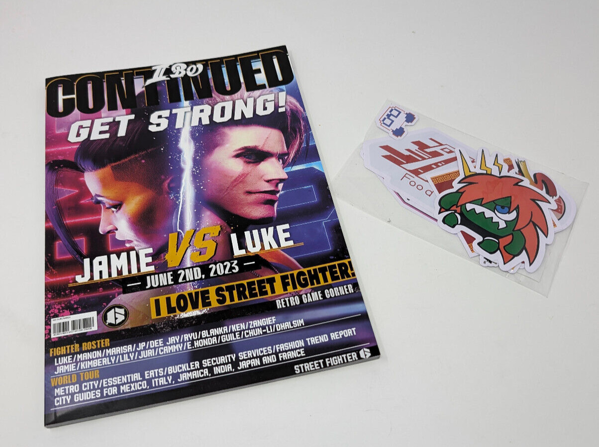 Street Fighter 6 Artbook and Sticker Set from Collector’s Edition New