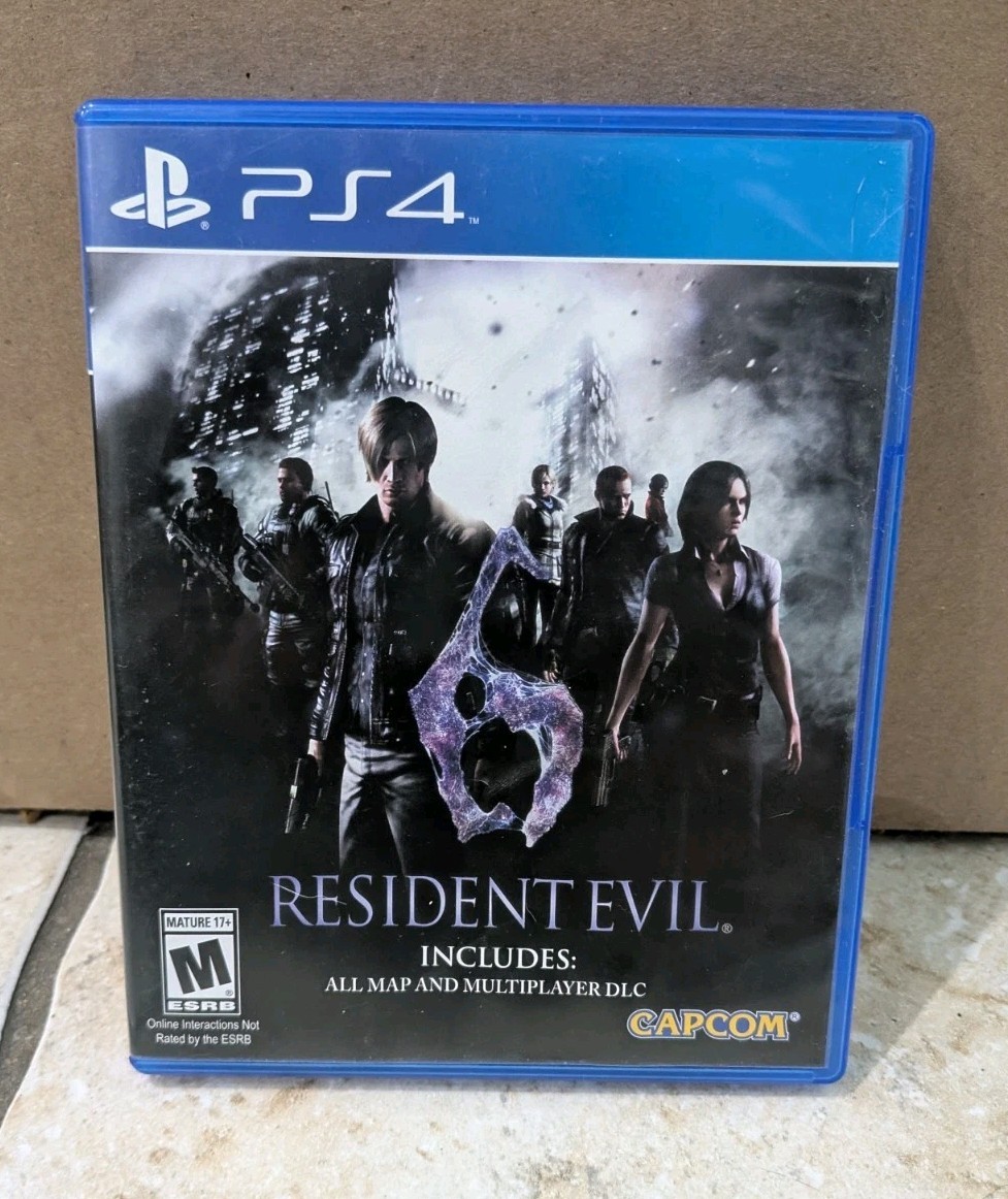Resident Evil 6 Sony Playstation 4 PS4 – CIB – Tested, Works
