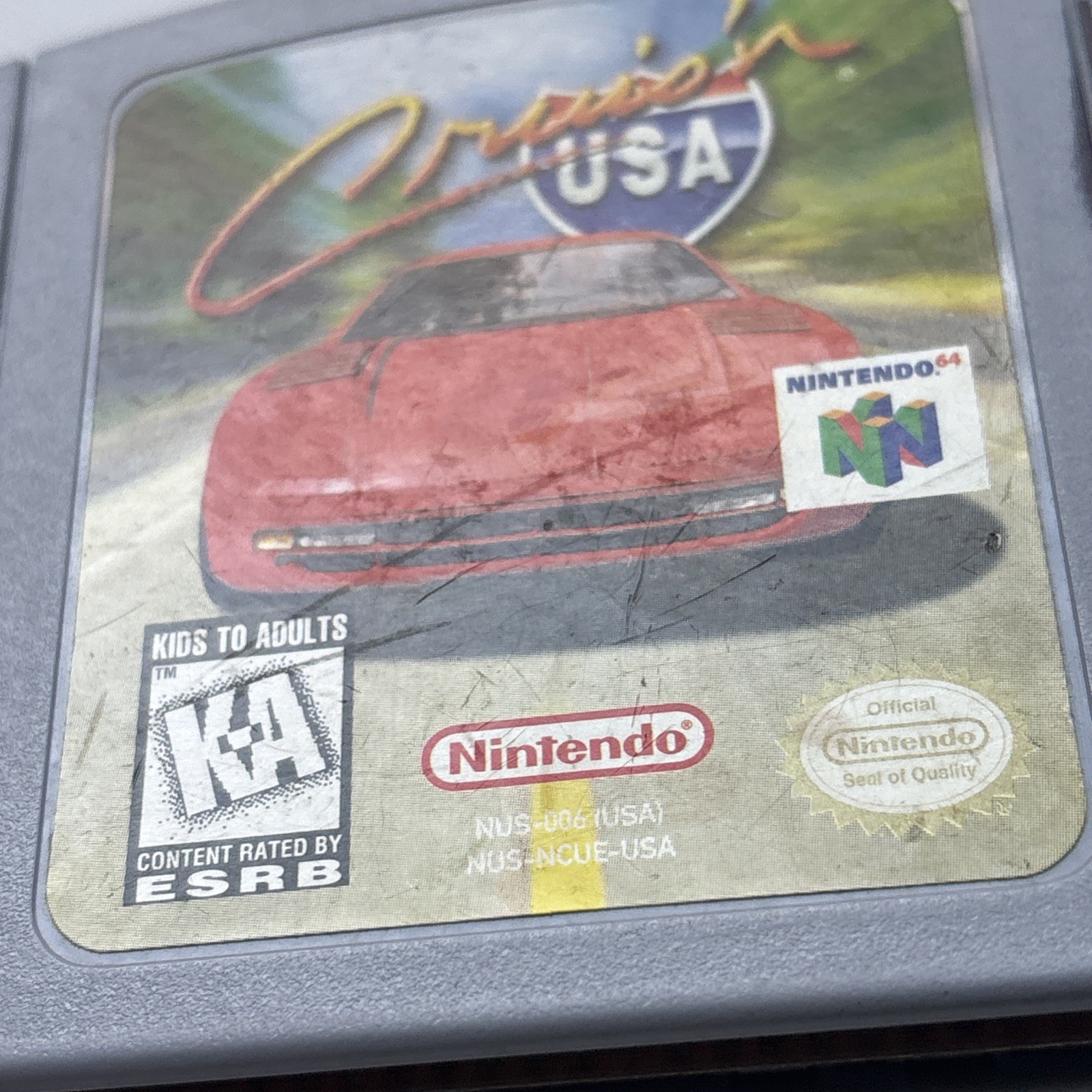 Cruis’n Usa Cruisin Nintendo 64 N64 Game Authentic Cleaned Tested Super Fun!