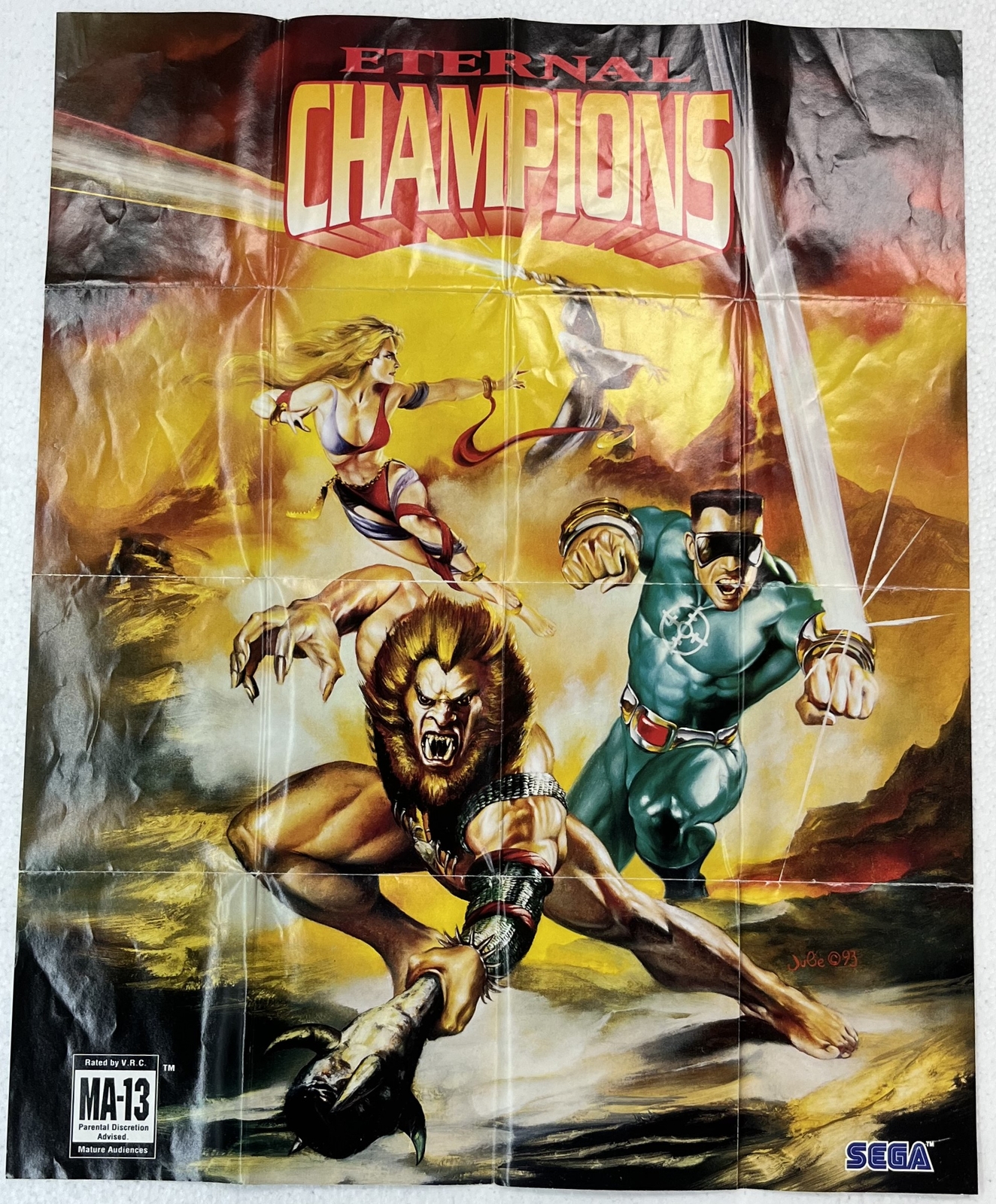 Sega Next Level External Champions Poster (Genesis/Game Gear) Poster ONLY