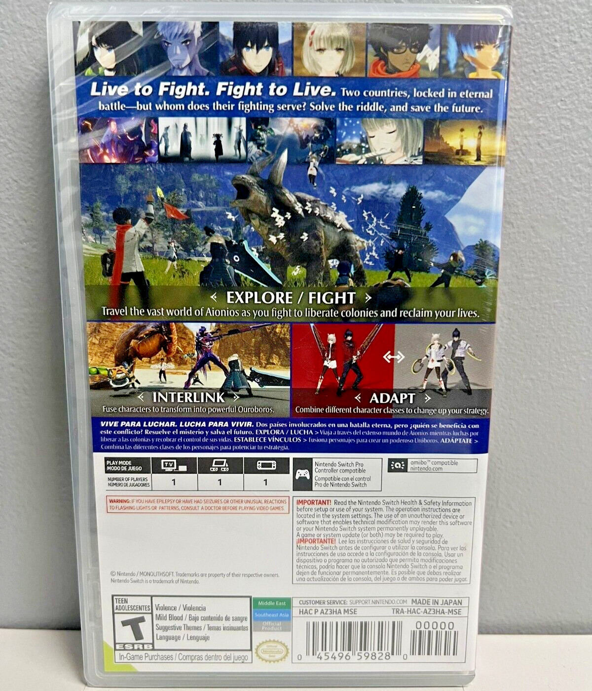 Xenoblade Chronicles 3 Switch Brand New Game [2022 Action RPG]