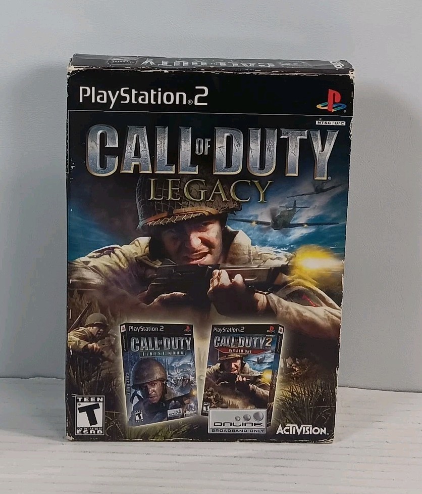Call of Duty Legacy PS2 Call Duty 1 & 2 Box Set