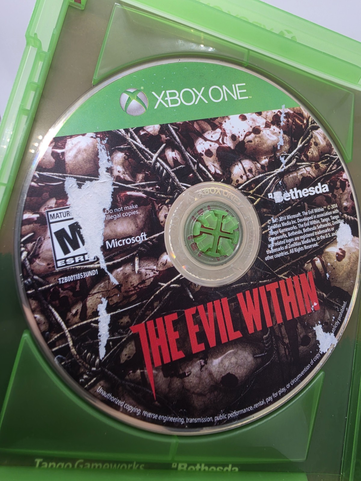 The Evil Within Microsoft Xbox One, 2014 Complete With Holographic Sleeve Mint