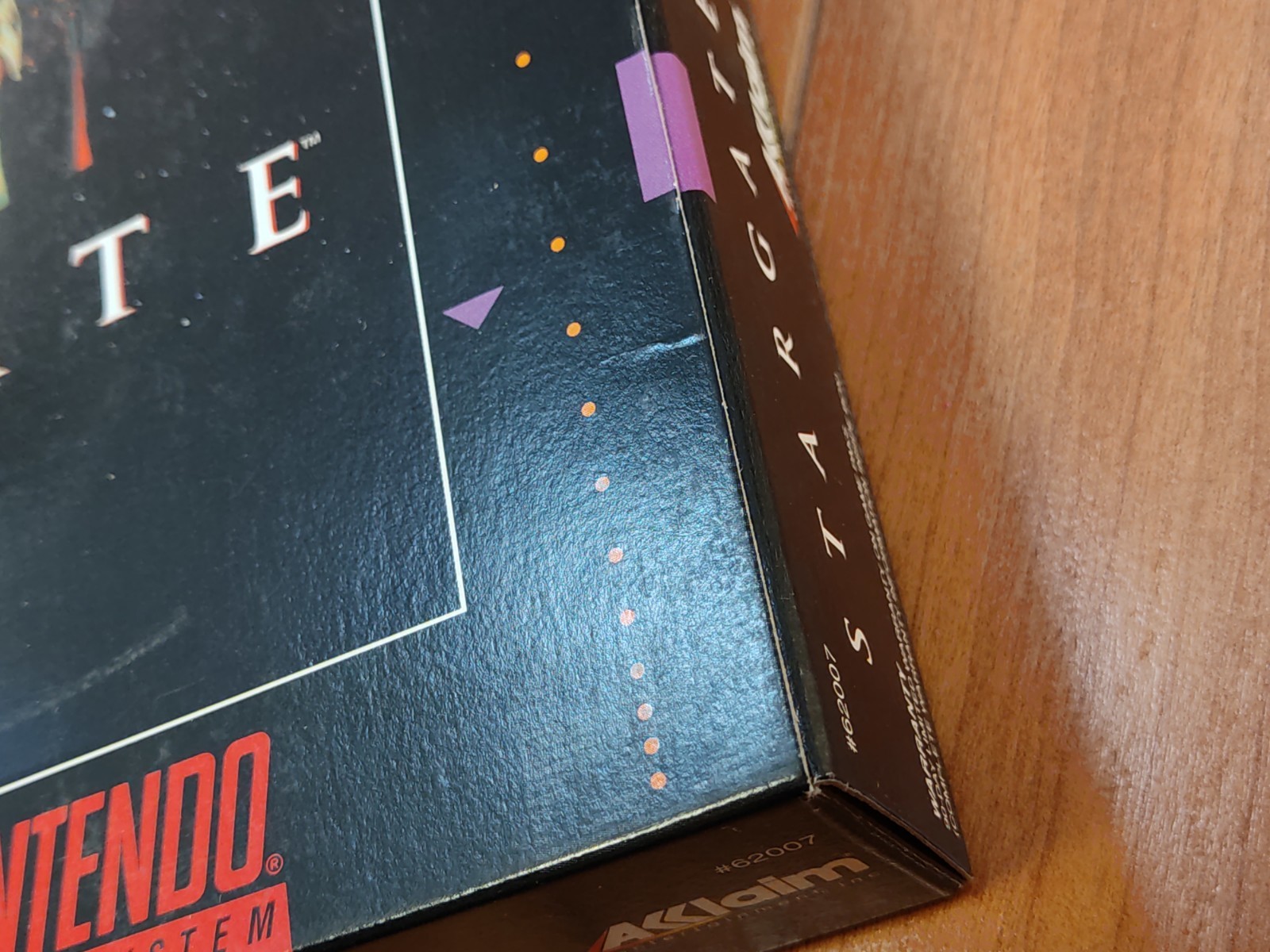 MINTY BOX CIB Stargate 100% complete in snes lot Registratn Poster VERY CLEAN A+