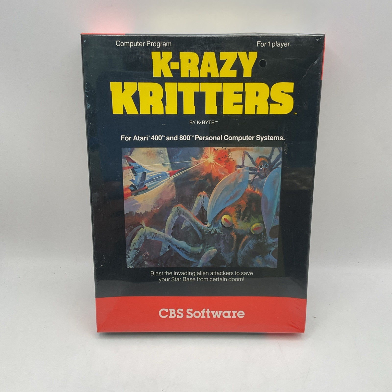 K-razy Kritters (Atari 400 / 800) NEW! Factory Sealed 1 Player 1982