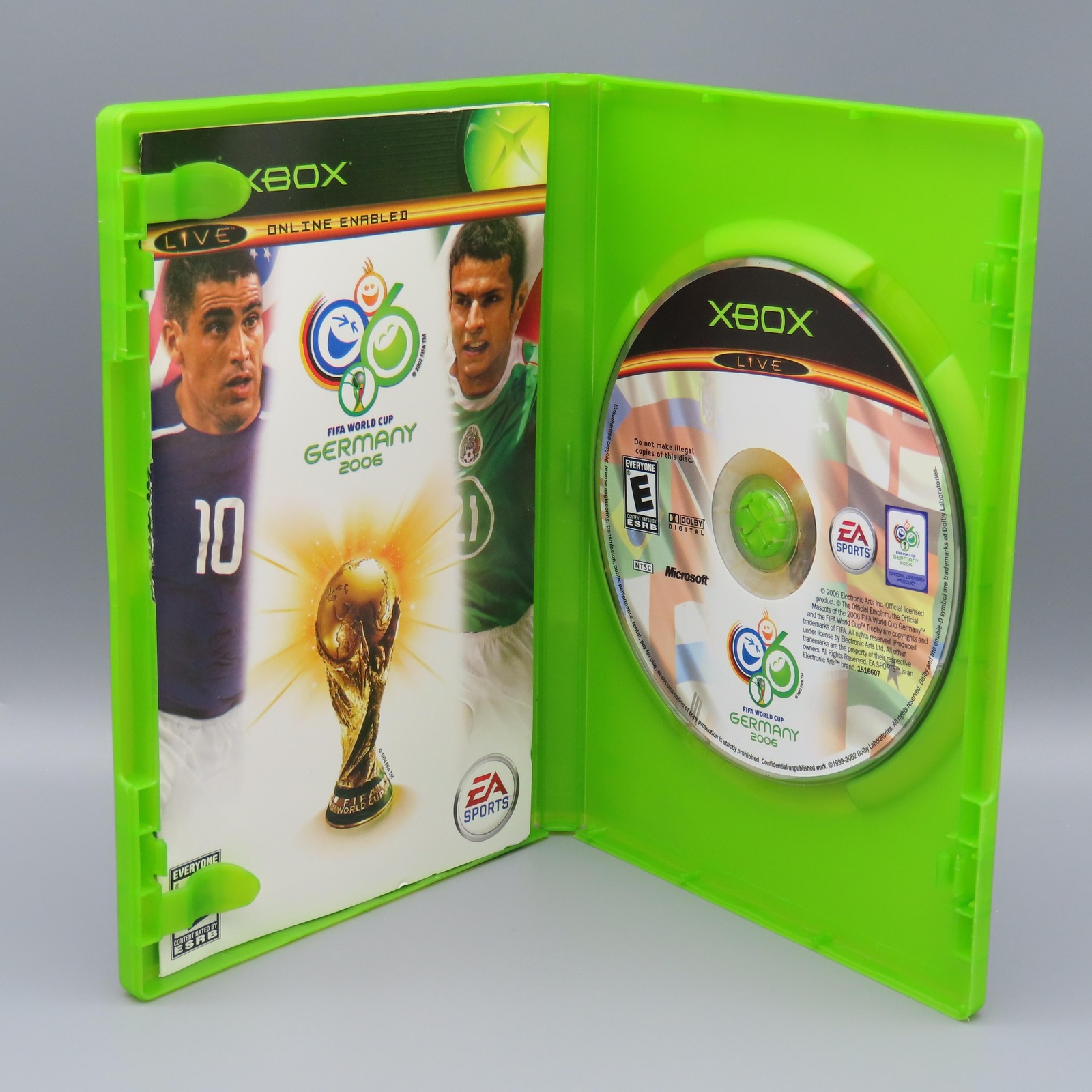 2006 FIFA World Cup Germany Microsoft Xbox Video Game EA Sports NTSC Live Online