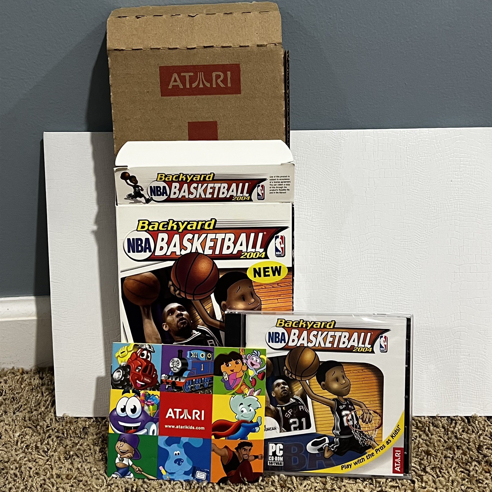 Big Box Backyard NBA Basketball 2004 PC Game Tim Duncan NEW factory sealed