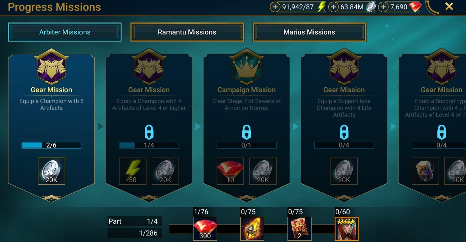 Raid Shadow Legends | Starter Mythical – Siegfrund : 91k energy / 27 Legendary