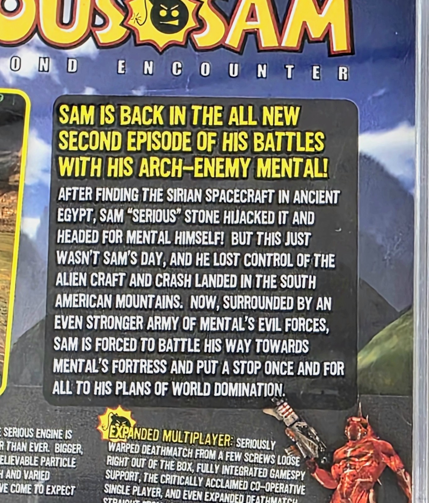 Serious Sam: The Second Encounter Game M (PC, 2001) – Complete w/Manual & Case