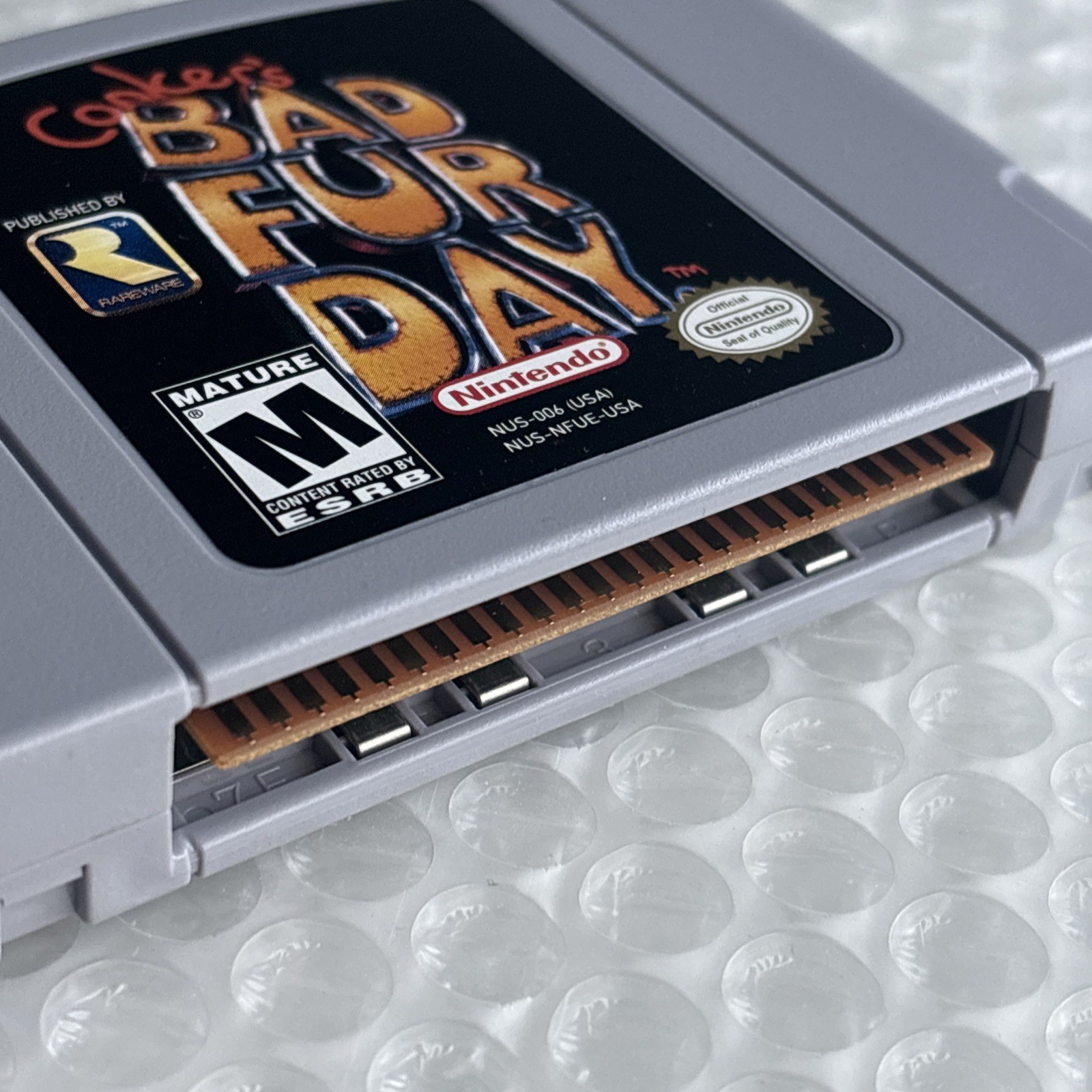 Conker’s Bad Fur Day Authentic Nintendo 64 N64 Super Rare Cleaned Tested Retro