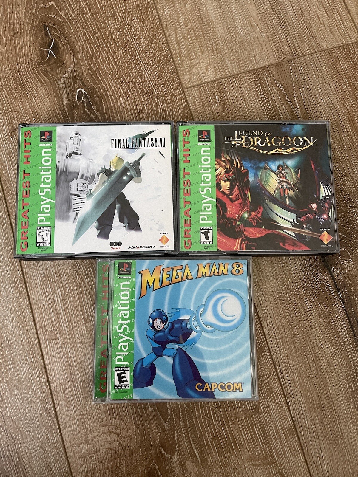 PlayStation 1 Games Final Fantasy, Megaman, Dragoon