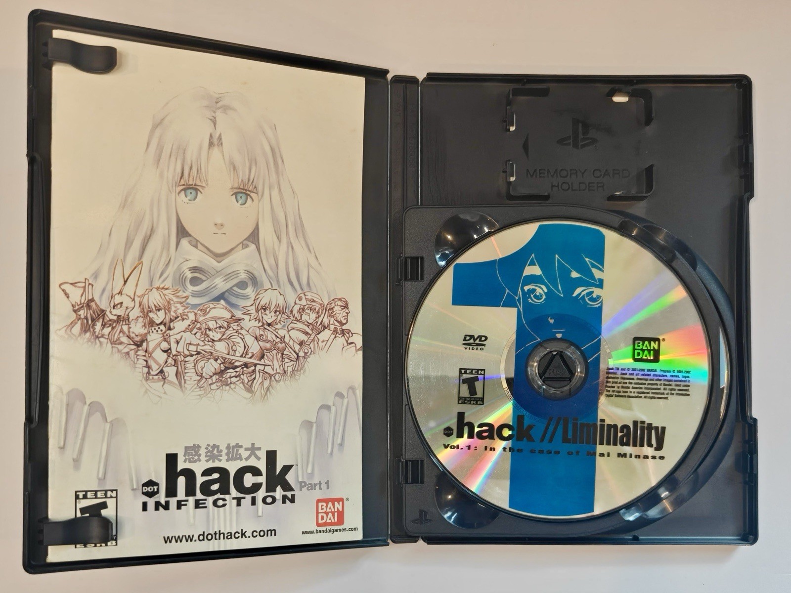 .hack Vol 1 2 3 PS2 Complete CIB – Infection Mutation Outbreak + Liminality DVDs