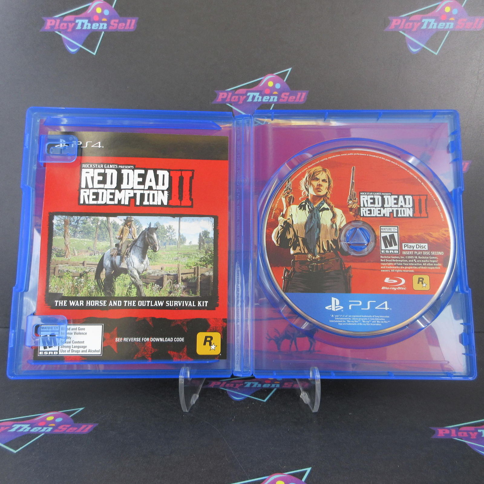 Red Dead Redemption 2 PS4 PlayStation 4 + Map Complete – 1 Year Warranty EX Cond