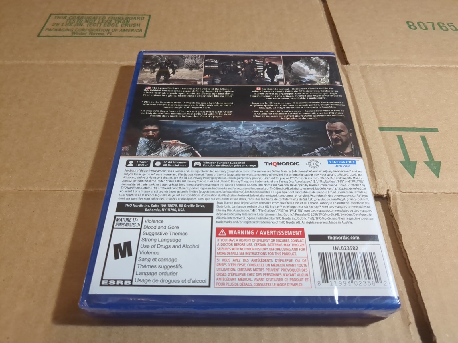 Gothic 1 Remake (PS5 / Playstation 5) BRAND NEW