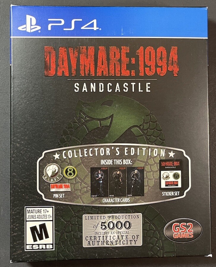 DayMare 1994 Sandcastle [ Collector’s Edition ] (PS4) NEW