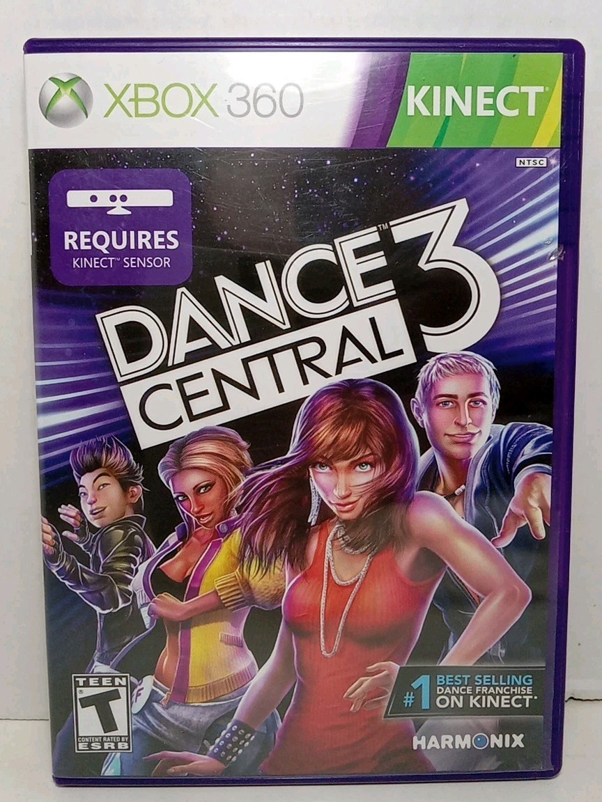 Dance Central 3 (Microsoft Xbox 360) Kinect Game, Complete CIB