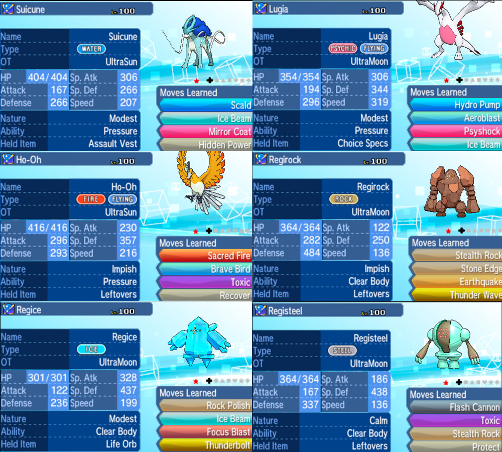 Shiny Legendary Bundle | Pokemon Home Premium | Ultra Moon & Ultra Sun | Legit