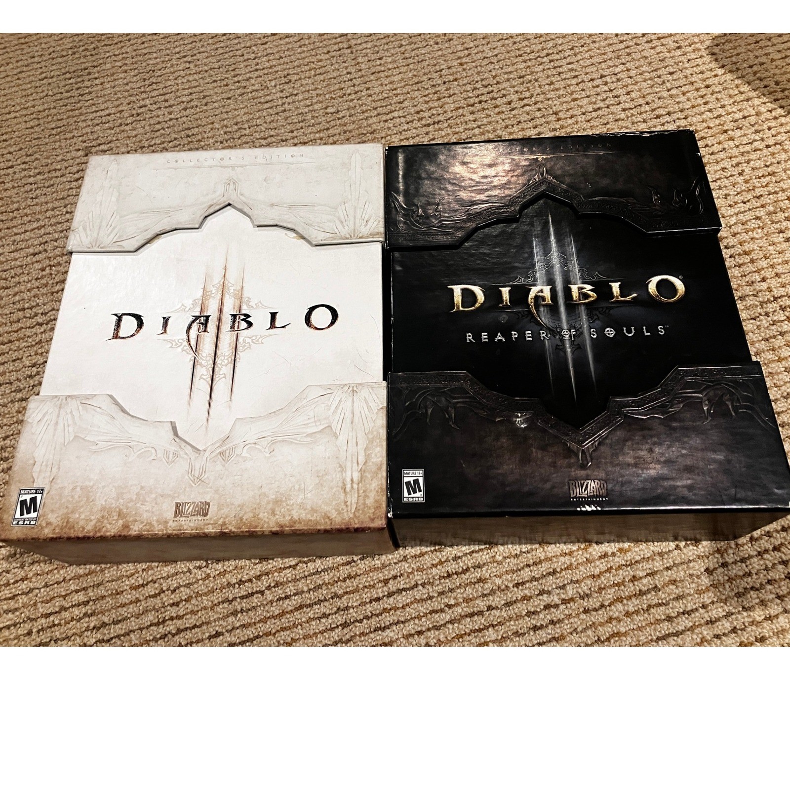 Diablo III & Reaper of Souls Collector’s Edition PC Blizzard Big Box Set Bundle