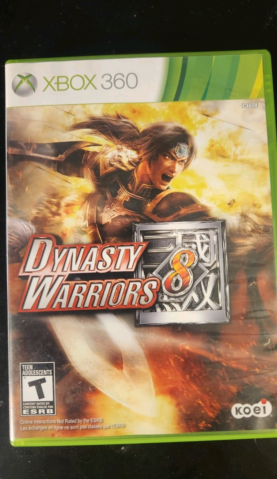 Koei Dynasty Warriors 8 Xbox 360 Action Adventure Hack and Slash T-Teen