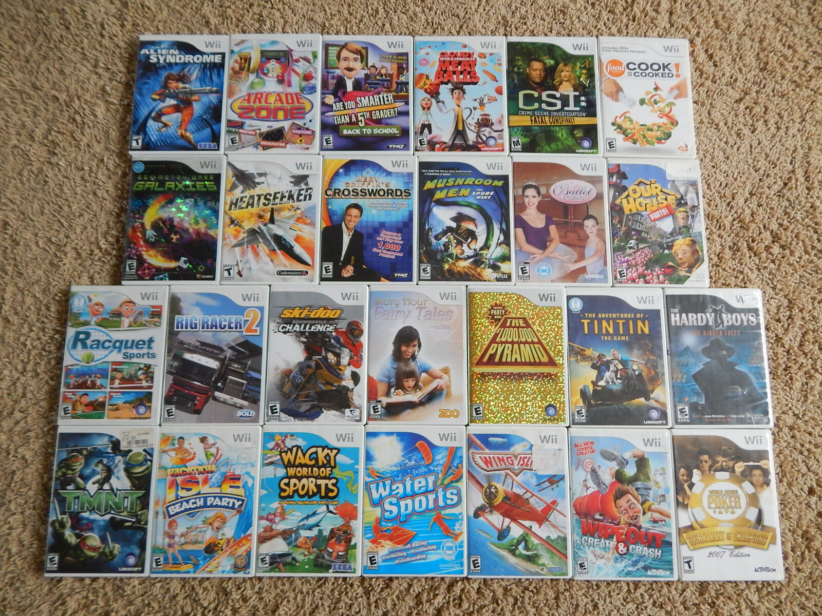 Nintendo Wii Games! You Choose from Selection! $6.95 Each! Buy 3 Get 4th FREE!