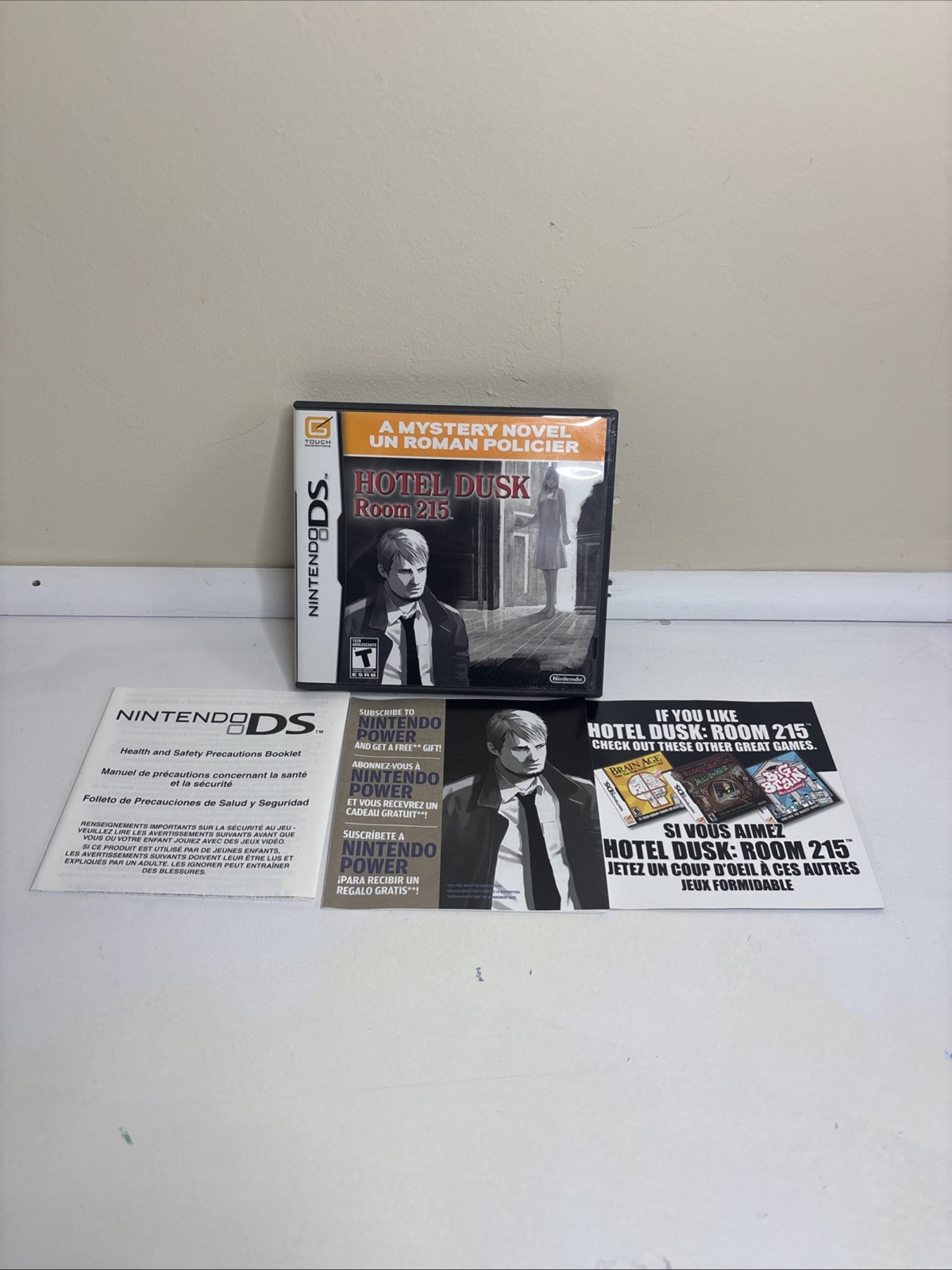 Hotel Dusk: Room 215 (Nintendo DS, 2007) – CIB Complete Tested Works