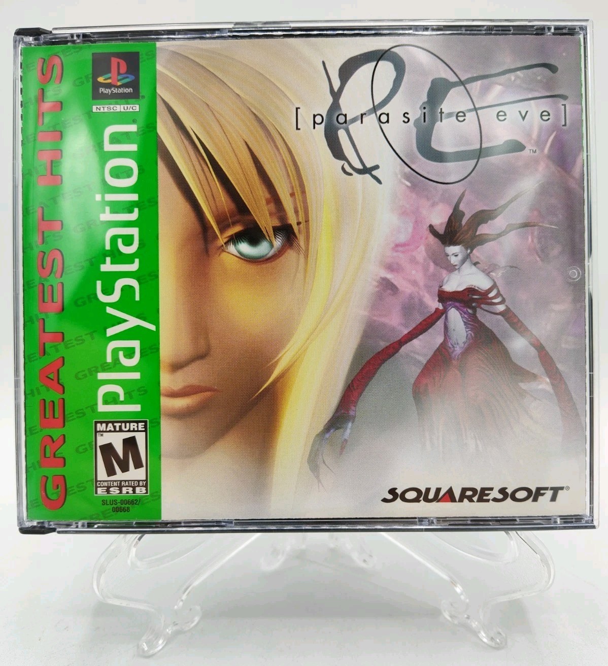Parasite Eve – (Sony PlayStation 1 PS1, 1998) *CIB w/ Reg Card + Case Protector*