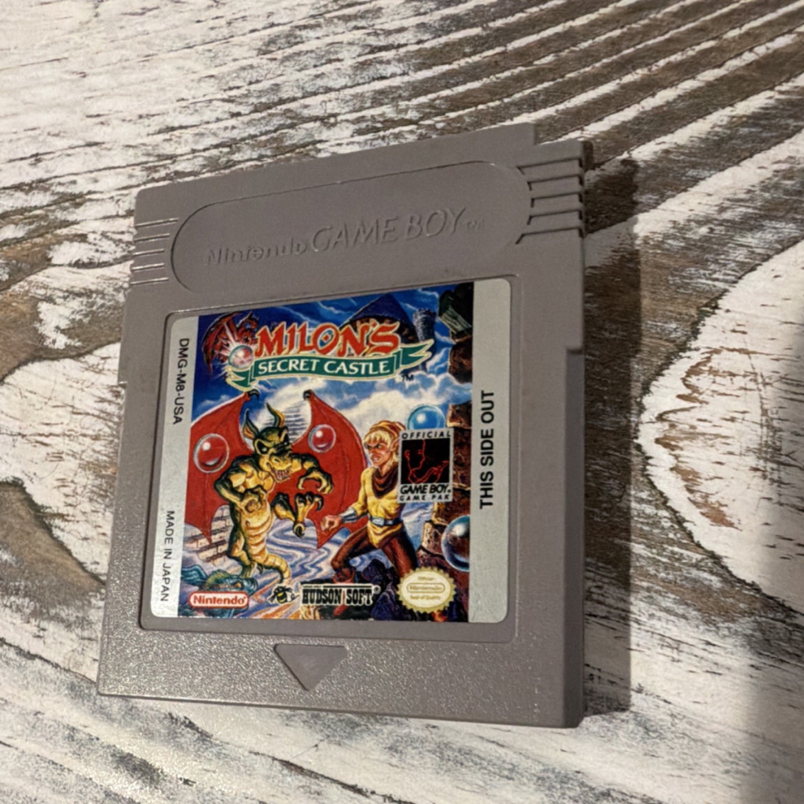 Hudson Soft Milon’s Secret Castle Nintendo Game Boy Action & Adventure Game Pak