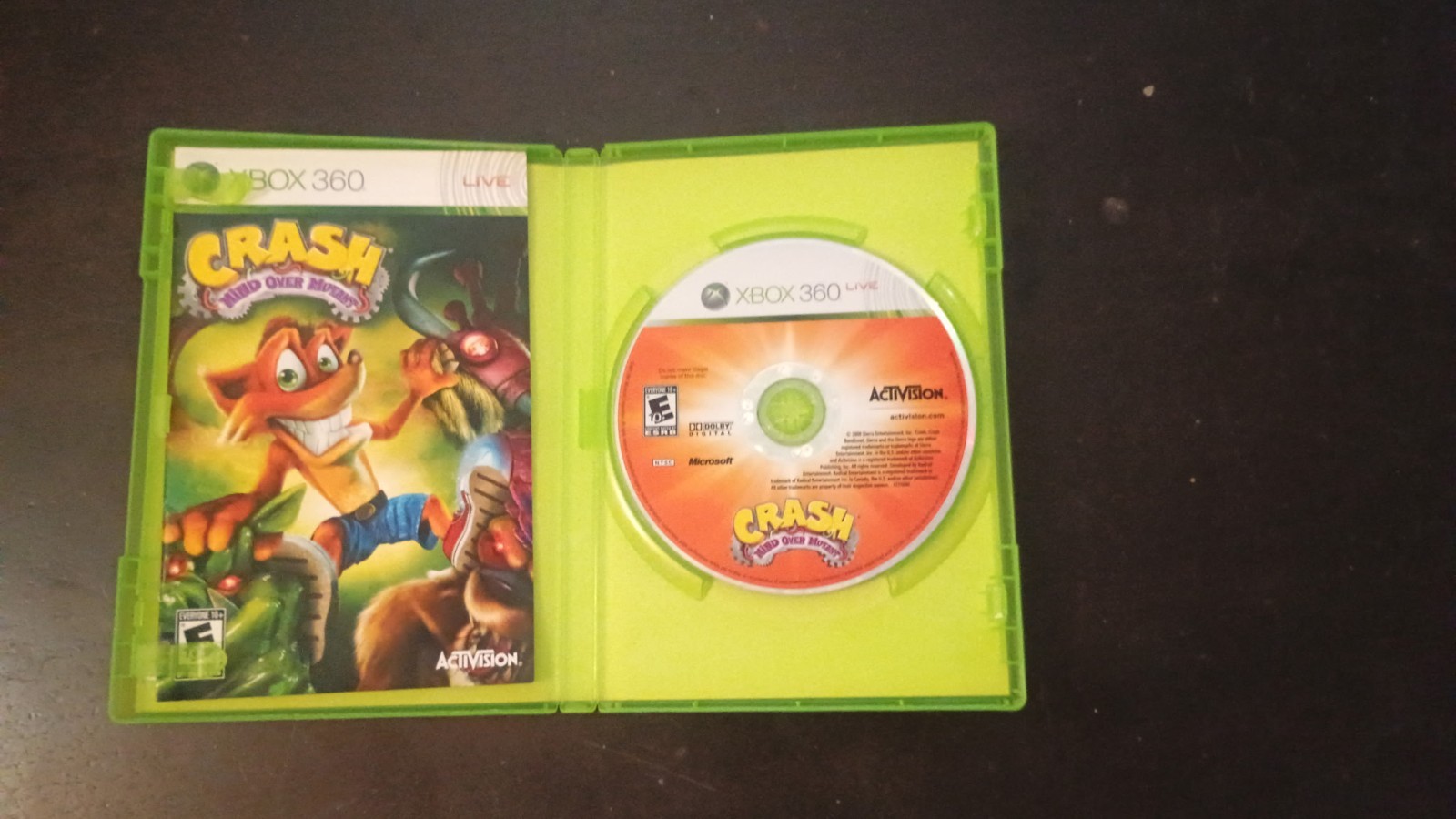 Crash: Mind Over Mutant (Microsoft Xbox 360, 2008)