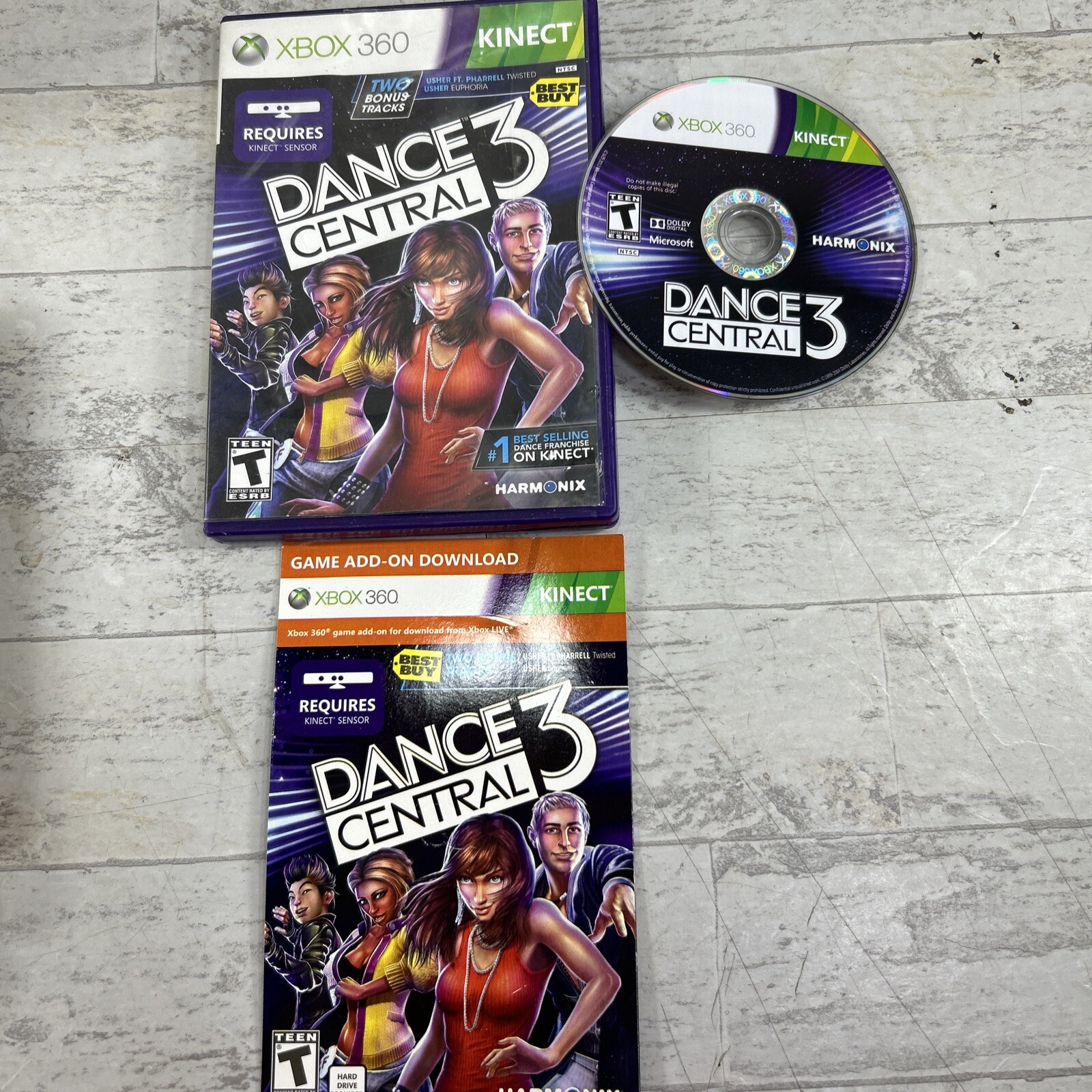 Dance Central 3 Xbox 360 Free Shipping Tested