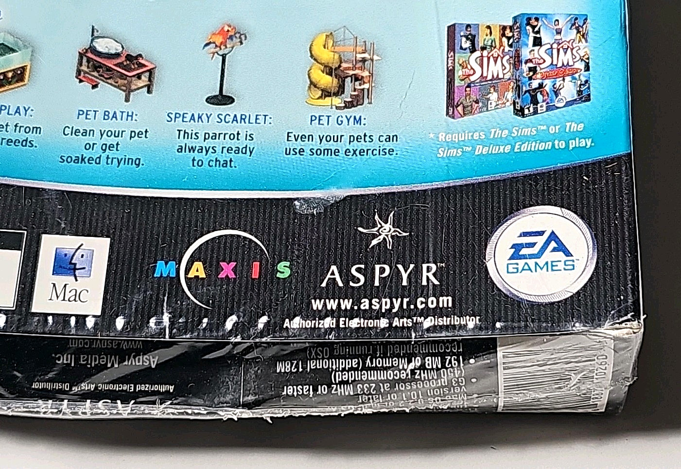 The Sims Unleashed Expansion Pack Mac 2002 New Sealed EA Maxis Aspyr