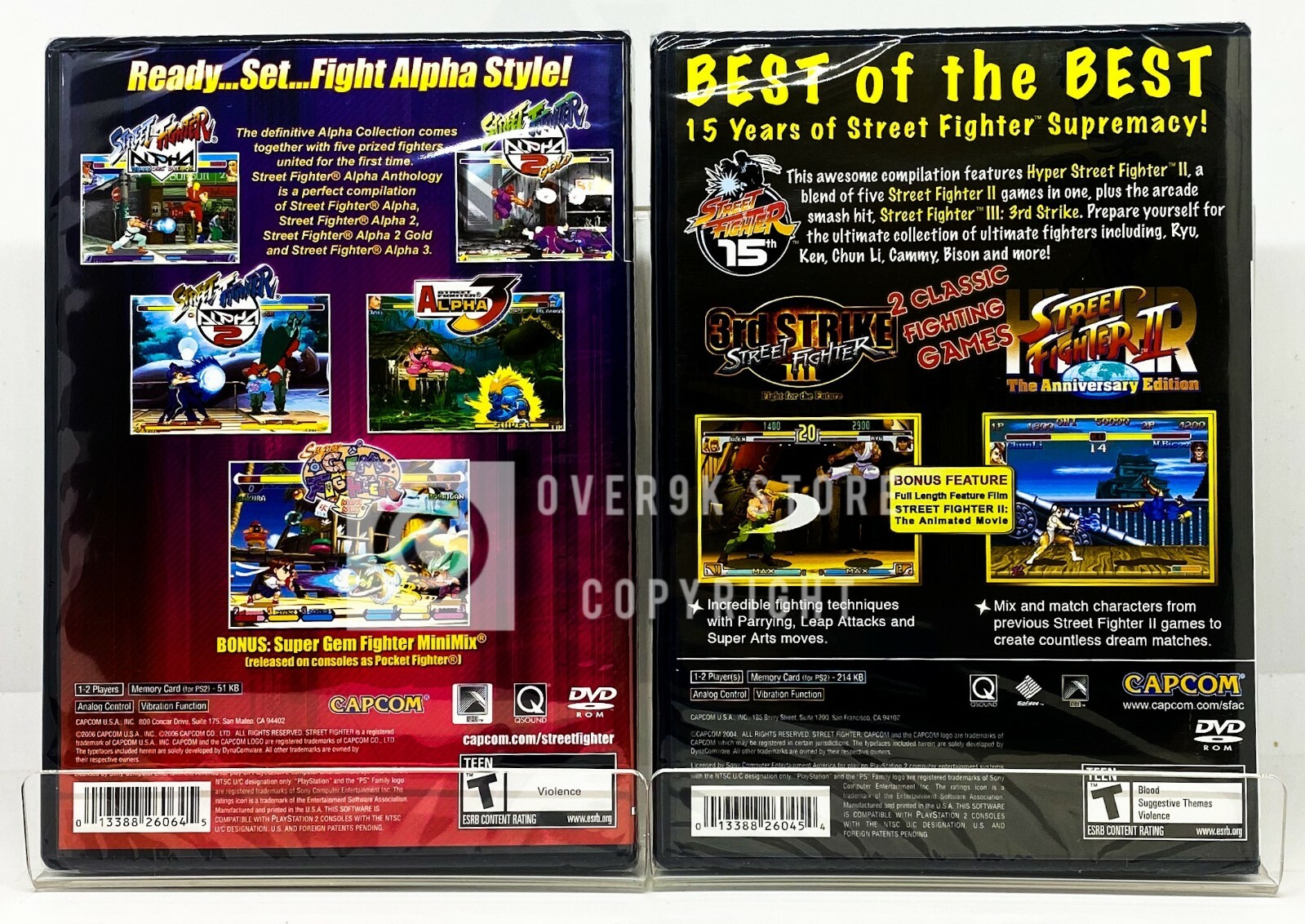 Street Fighter Anniversary Collection + Street Fighter Alpha Anthology – PS2
