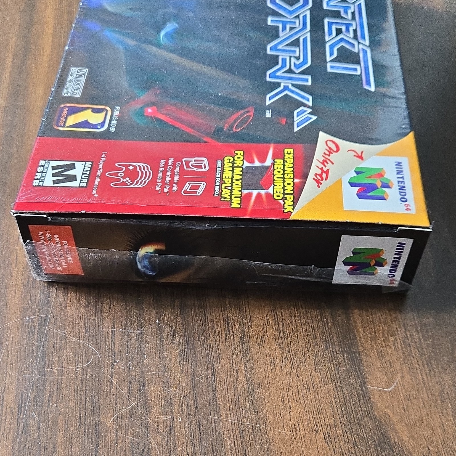Rareware Perfect Dark (Nintendo 64) w/ Box & Manual Shooter M NTSC-U/C