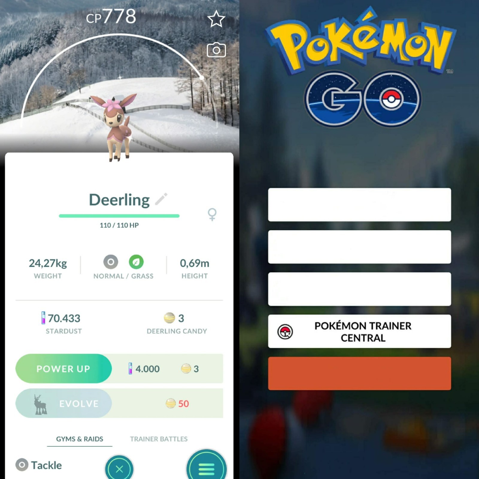 Pokémon Go | Shiny Deerling Pyeochang Background ✨ Mini PTC 80k Stardusts