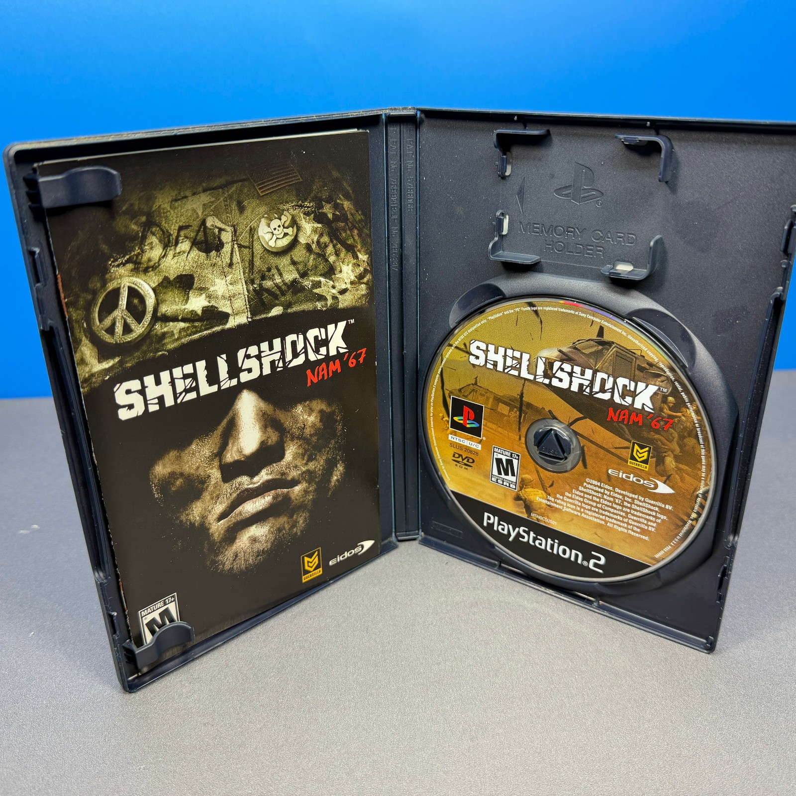 PS2 PLAYSTATION 2 SHELLSHOCK SHELL SHOCK NAM ’67 1967 VIETNAM GAME COMPLETE CIB