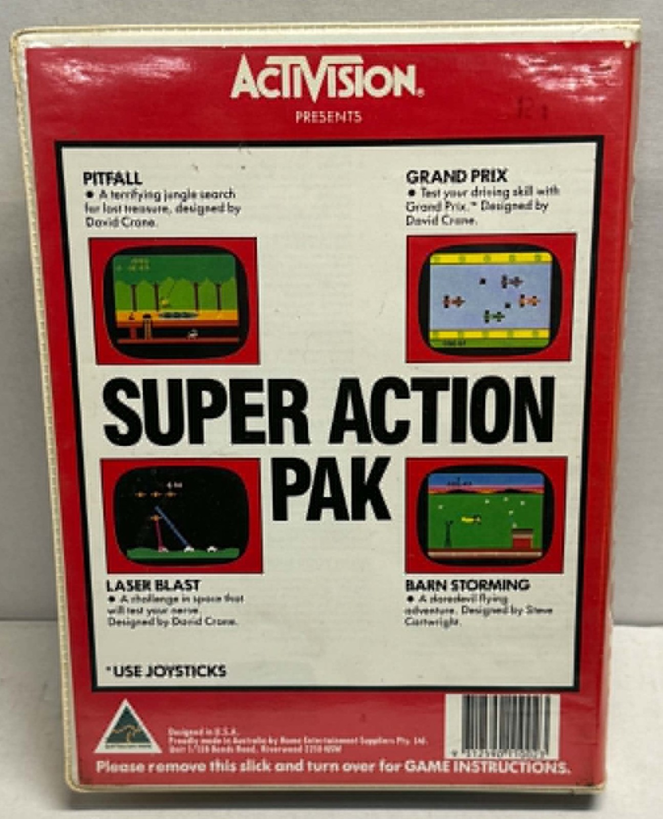 Super Action Pak Atari 2600 *Complete* HES #3