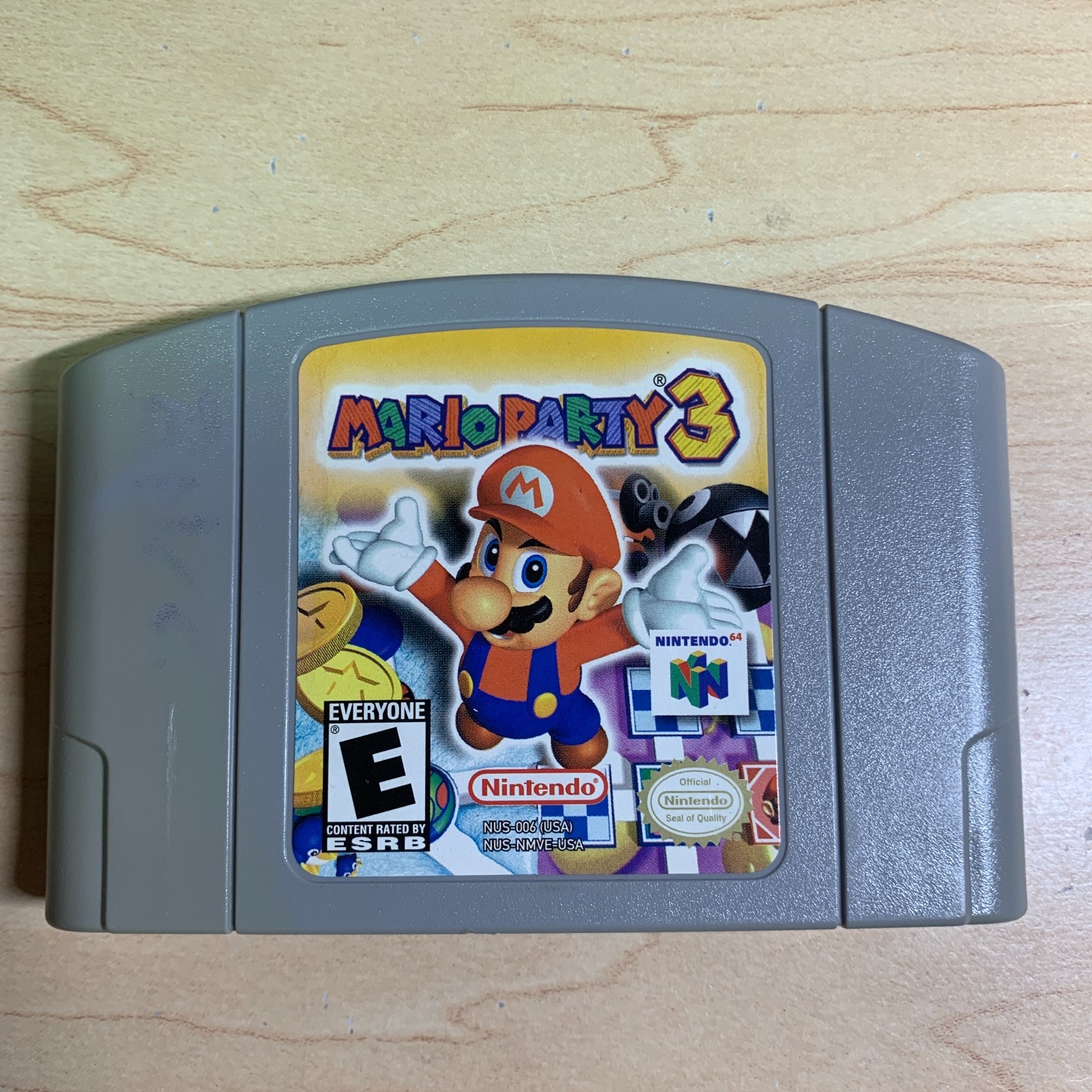 Nintendo 64 N64 3 Game Bundle Lot Super Mario 64 Mario Party 3 Super Smash Bros