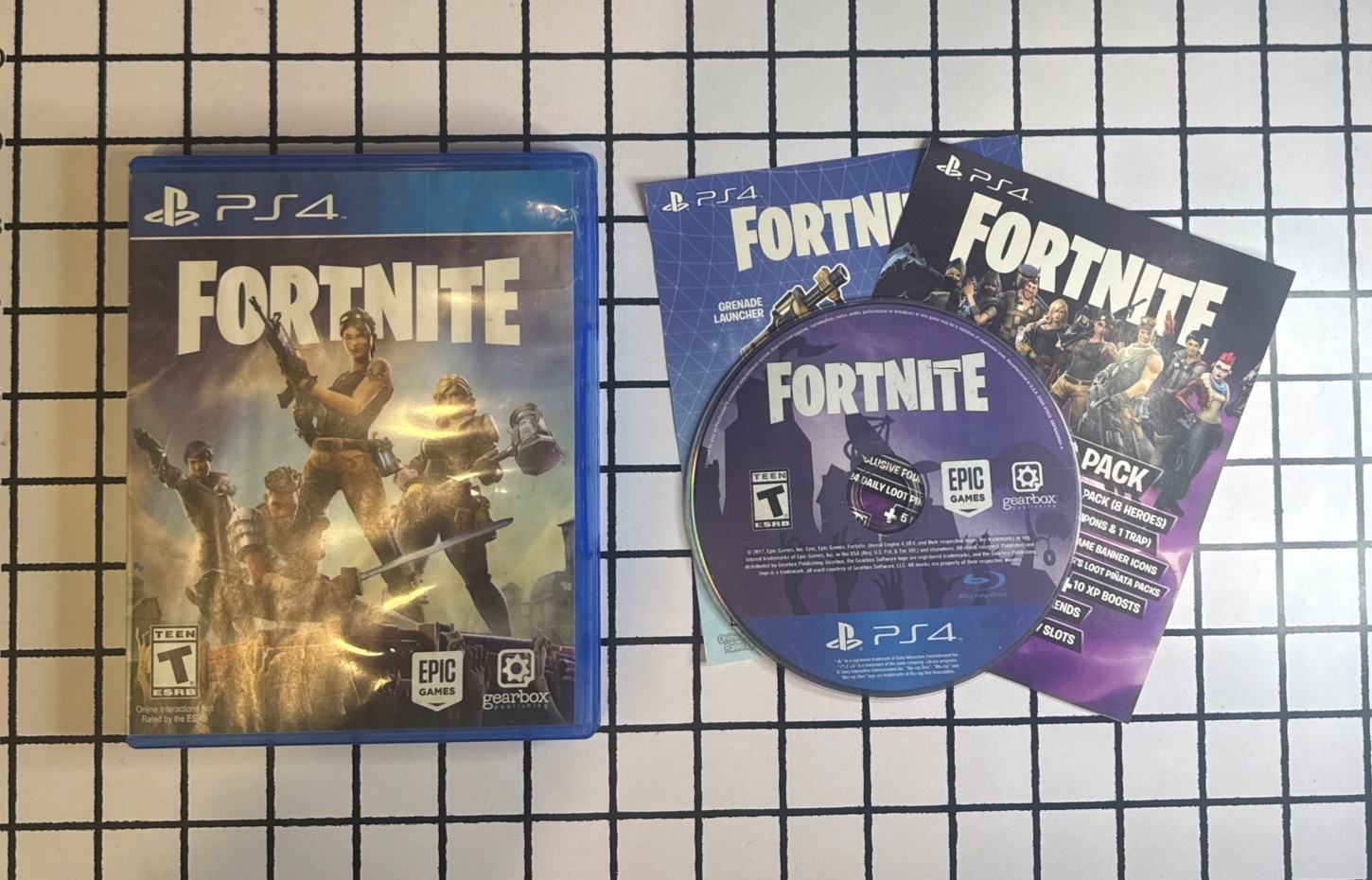 Fortnite Original Physical Playstation 4 PS4 w/ Valid Access Codes No Returns