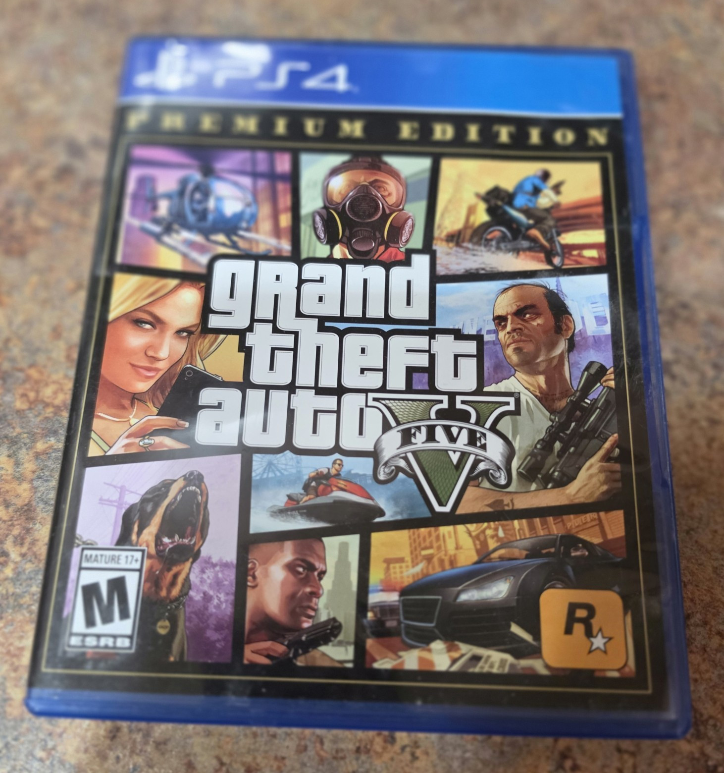 Rockstar Games Grand Theft Auto V Premium Edition PS4 Action Adventure M NTSC