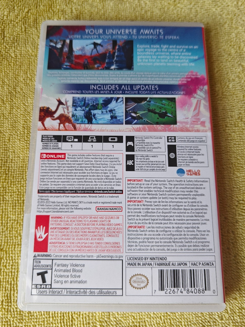 No Man’s Sky (Nintendo Switch) CIB Clean and Tested