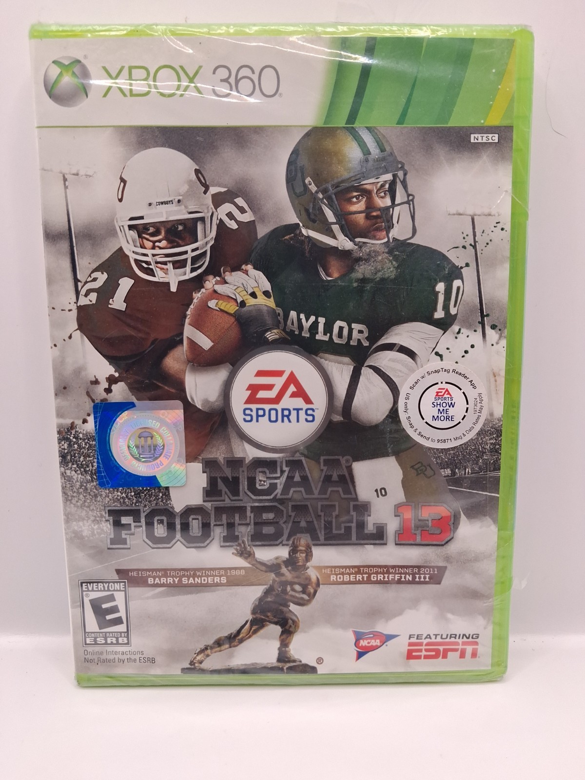 NCAA Football 13 (Microsoft Xbox 360, 2012) Brand New Sealed Damaged Plastic