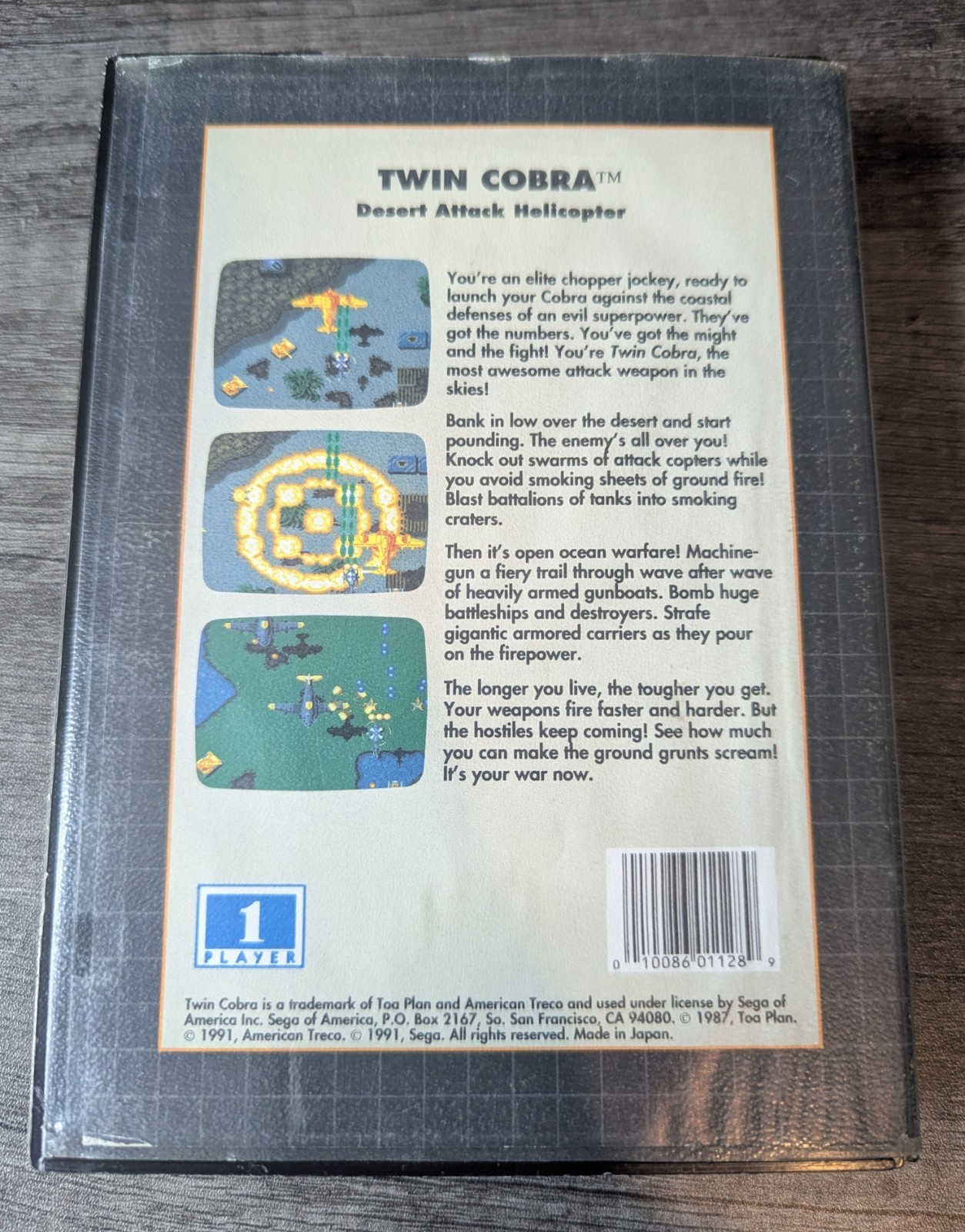 Taito Twin Cobra Sega Genesis- Cleaned, Tested & Authentic! 🚁✨🎮