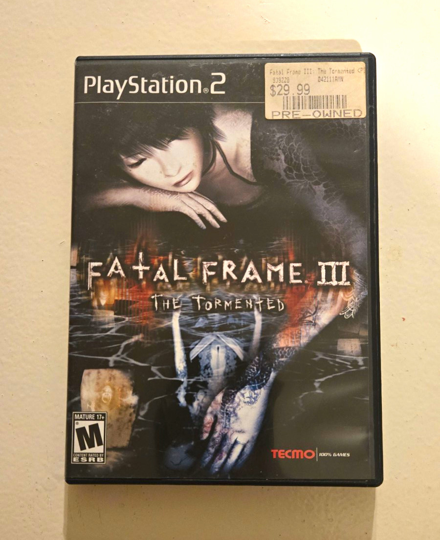 Tecmo Fatal Frame III: The Tormented PS2 Manual Included NTSC-U/C