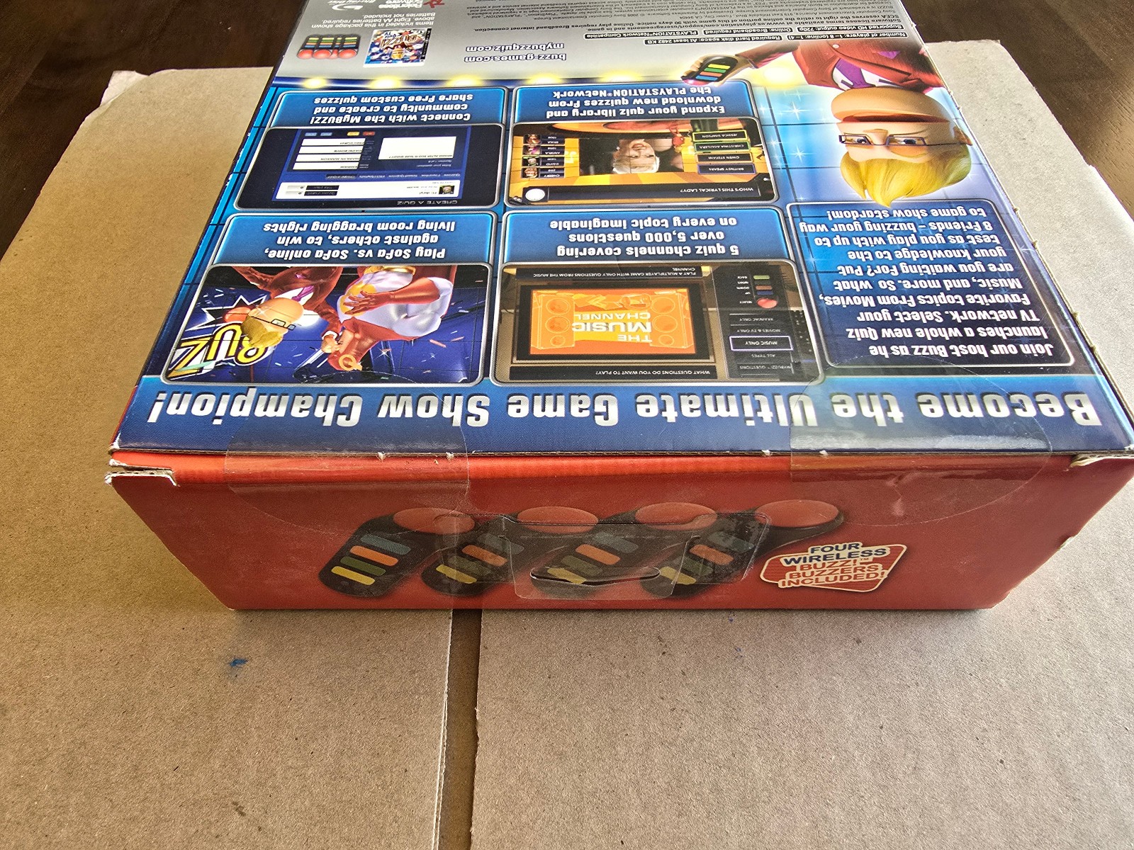 Buzz Quiz TV (Boxed Version w 4 Wireless Buzzers) (Sony PlayStation 3, 2008) New