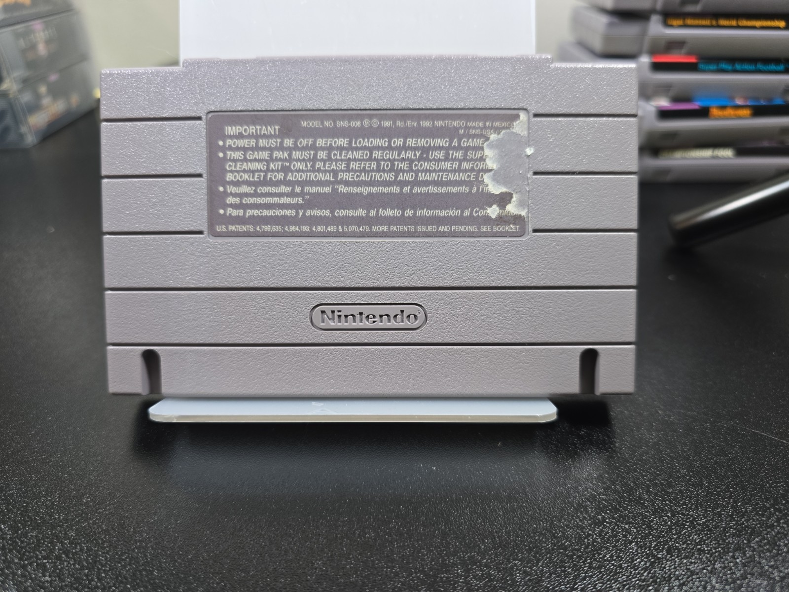 Mohawk and Headphone Jack (Super Nintendo, 1996) With Phone Card & Registration