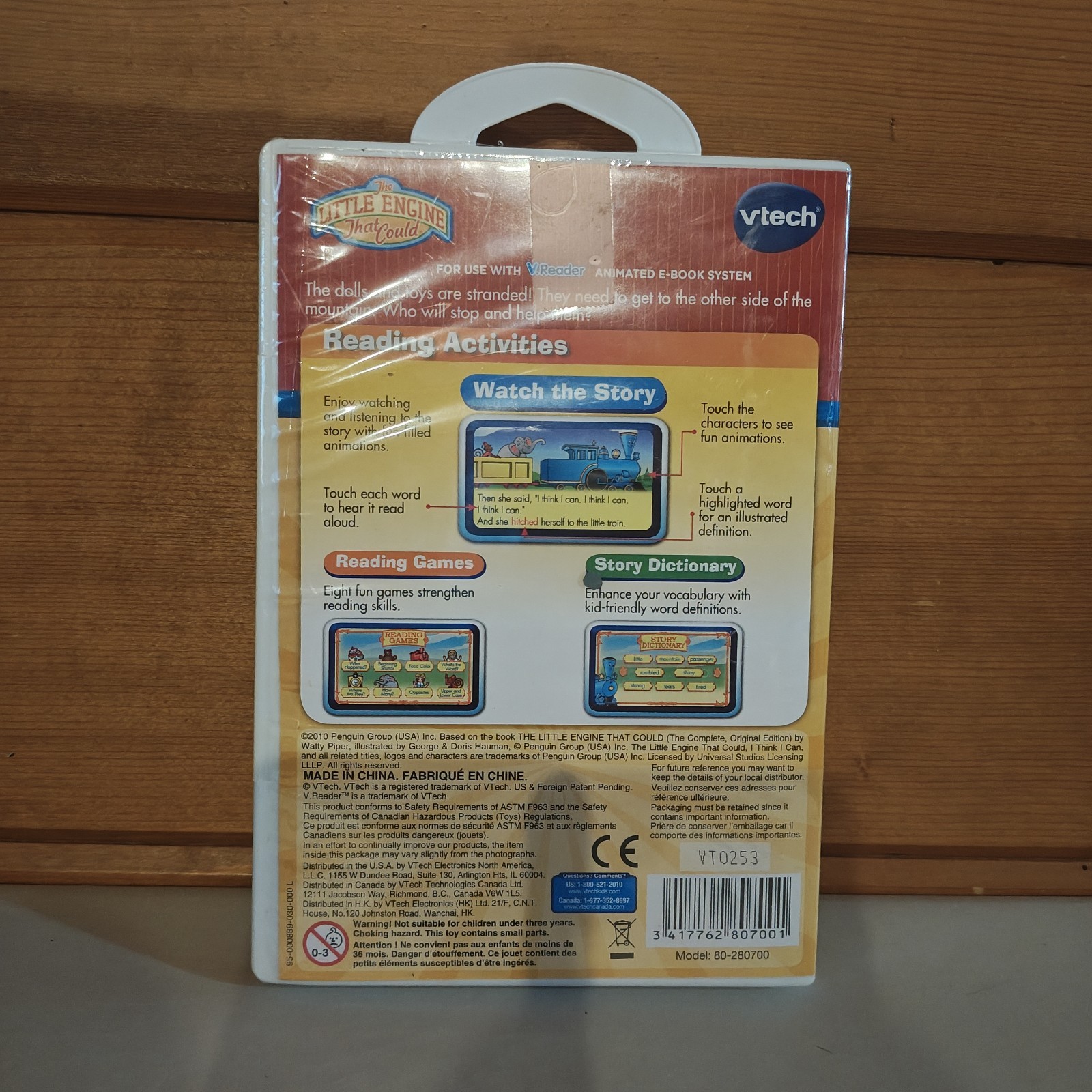 V.tech E-book System: Little Engine That Could 3-5 years New Sealed