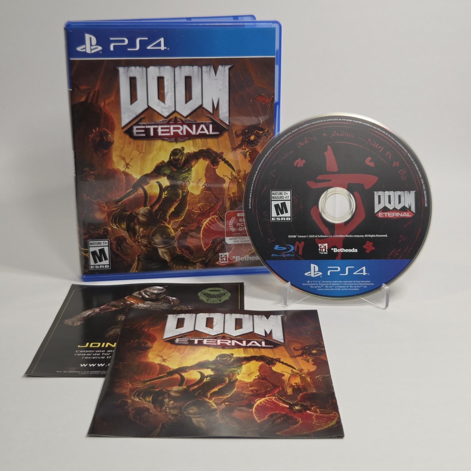 Doom: Eternal (Sony PlayStation 4 PS4, 2020) Complete CIB w/ Manual – Tested