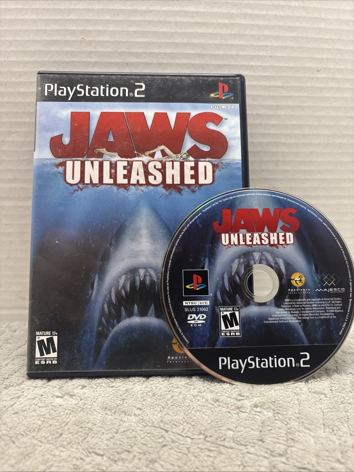 Jaws Unleashed (Sony PlayStation 2, 2006) – Tested & Working | No Manual